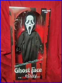 NEW Mezco Toyz MDS Scream Roto Plush 18 Doll Ghost Face GhostFace Large Scale