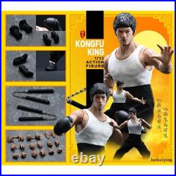 NWTOYS Kongfu King 1/12th Scale Bruce Lee Action Figure Model Toy Collectible