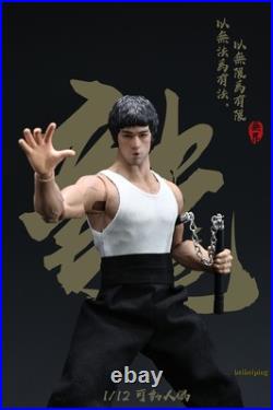 NWTOYS Kongfu King 1/12th Scale Bruce Lee Action Figure Model Toy Collectible