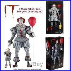 Neca It Pennywise 18 inch 1/4 Scale Action Figure 2017 NEW