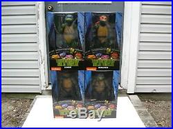 Neca Tmnt Ninja Turtles 1990 Movie 18 Inch 1/4 Scale 4 Figure Set Raph Etc Nib