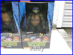 Neca Tmnt Ninja Turtles 1990 Movie 18 Inch 1/4 Scale 4 Figure Set Raph Etc Nib