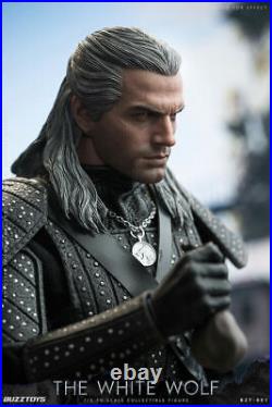 New BUZZTOYS BUZ001 1/6 The White Wolf Geralt Henry Cavill 12'' Action Figure New BUZZTOYS BUZ001 1/6 The White Wolf Geralt Henry Cavill 12'' Action Figure