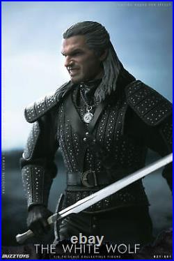 New BUZZTOYS BUZ001 1/6 The White Wolf Geralt Henry Cavill 12'' Action Figure New BUZZTOYS BUZ001 1/6 The White Wolf Geralt Henry Cavill 12'' Action Figure