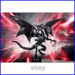 Original Bandai S. H. MonsterArts SHM Yu Gi Oh Red Eyes Black Dragon Action Figure