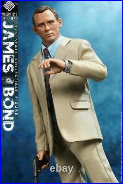 PRESENT TOYS 16 Scale 007 James Bond Daniel Craig No Time To Die Action Figure