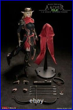 Phicen Limited 16 Scale Elf Archer Figure Set (Black Outfit) PL2021175A
