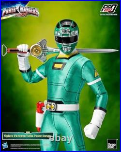 Power Rangers Turbo FigZero Green Turbo Ranger 16 Scale Action Figure
