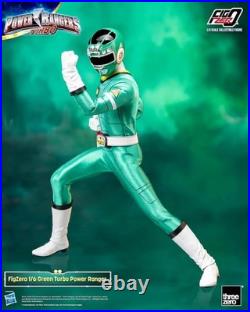 Power Rangers Turbo FigZero Green Turbo Ranger 16 Scale Action Figure