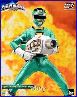 Power Rangers Turbo FigZero Green Turbo Ranger 16 Scale Action Figure