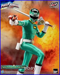 Power Rangers Turbo FigZero Green Turbo Ranger 16 Scale Action Figure