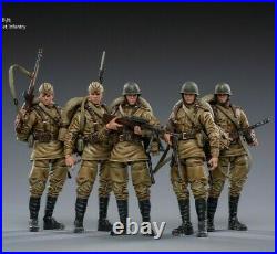 (Pre-Order @5zeroToys) JOYTOY WWII Soviet Infantry 1/18 Scale set of 5