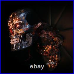 PureArts Terminator 2 Battle Damaged T-800 Life-Size 11 Scale Art Mask Bust