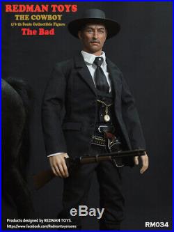 REDMAN TOYS 1/6 Scale Figures Lee Van Cleef Cowboy The good The bad imimine