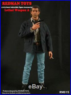 REDMAN TOYS RM015 1/6 Scale Lethal Weapon Mel Columcille Gerard Gibson Head Suit
