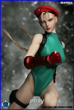 SUPER DUCK SET033 1/6 Scale Street Fighter Cammy Action Figure Outfits Suit Toys