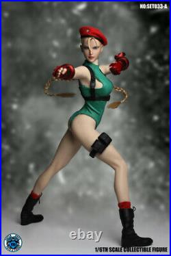 SUPER DUCK SET033 1/6 Scale Street Fighter Cammy Action Figure Outfits Suit Toys