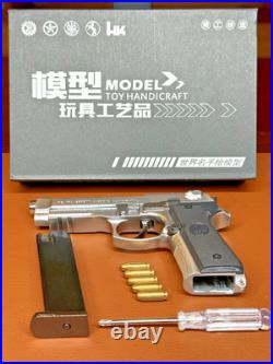 Seiko Beretta M92A1 Shell Eject COLLECTOR Toy Gun 12 Italy Model Chrome Matte