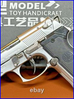 Seiko Beretta M92A1 Shell Eject COLLECTOR Toy Gun 12 Italy Model Chrome Matte