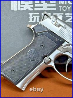 Seiko Beretta M92A1 Shell Eject COLLECTOR Toy Gun 12 Italy Model Chrome Matte