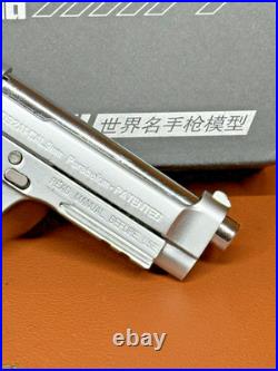 Seiko Beretta M92A1 Shell Eject COLLECTOR Toy Gun 12 Italy Model Chrome Matte
