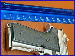 Seiko Beretta M92A1 Shell Eject COLLECTOR Toy Gun 12 Italy Model Chrome Matte