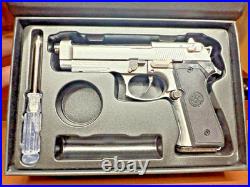 Seiko Beretta M92A1 Shell Eject COLLECTOR Toy Gun 12 Italy Model Chrome Matte