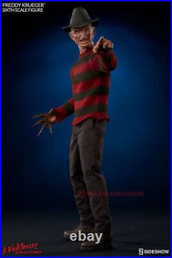 Sideshow 100359 Freddy Krueger 1/6 Scale Action Figure In Stock