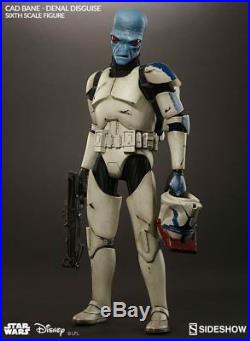 Sideshow 1/6 Scale 12 Inch Star Wars The Clone Wars CAD BANE IN DENAL DISGUISE