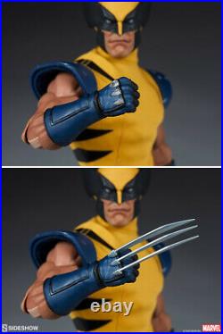 Sideshow Marvel X-Men Wolverine 1/6 Scale Figure Logan Classic Yellow Suit LIVE