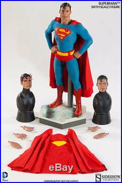 Sideshow Superman DC Comic Version Mos Action Figure 1/6 Scale 12 In New