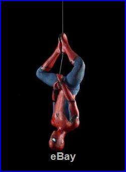 Spider Man Hanging From Home Coming Life Size Statue 11 Scale Figure