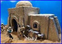 Star Wars 6 inch action figure diorama, 112 scale tatooine building