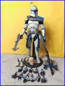 Star Wars Clone Wars Sideshow Collectibles 12 1/6 Scale Captain Rex Phase 1
