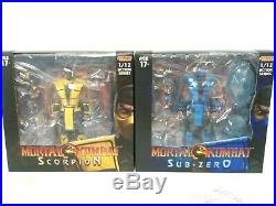 Storm Collectibles 1/12 Scale Mortal Kombat Scorpion + Subzero Action Figure SET