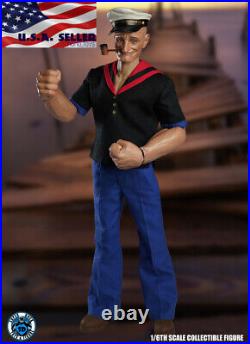 Super Duck SET047 Popeye Sailor 1/6 Scale Muscular Male Action Figure Set? USA