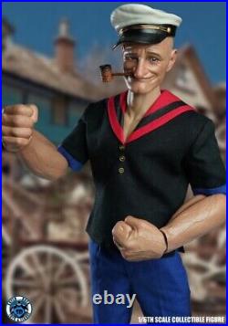 Super Duck SET047 Popeye Sailor 1/6 Scale Muscular Male Action Figure Set? USA