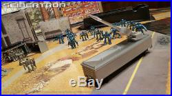 TYCO Transformers ELECTRIC TRAIN AND BATTLE SET near complete G1 1985 HO-scale