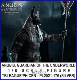 Tbleague/phicen 1/6 Scale Egyptian Anubis Boxed Action Figure Silver Pl2021-176