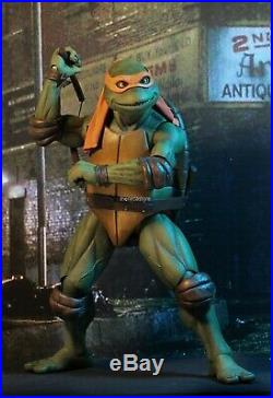Teenage Mutant Ninja Turtles 1/4 Scale Action Figure Michelangelo NECA