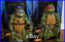 Teenage Mutant Ninja Turtles NECA TMNT Movie 1990 18 1/4 Scale Set of 4 + Baby