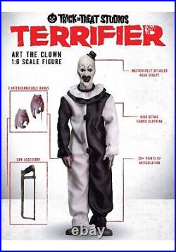 Terrifier Art The Clown Figure 16 Scale Trick or Treat Studio Factory Sealed