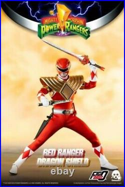 ThreeZero Power Rangers Red Ranger 16 Scale Figure (Dragon Shield Version)