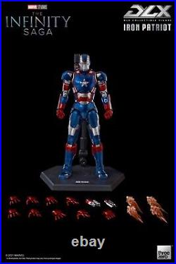 Threezero DLX Marvel Infinity Saga Iron Patriot 112 Scale Action Figure