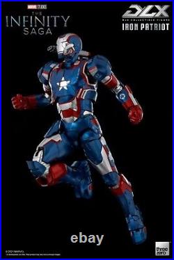 Threezero DLX Marvel Infinity Saga Iron Patriot 112 Scale Action Figure