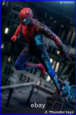 Thunder Toys TD2025B 1/6 Half Black SpiderMan 12 Collectible Male Action Figure