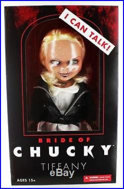 Tiffany The Bride of Chucky Talking 15 Mega Scale Doll Mezco Horror