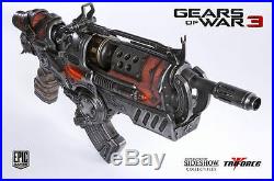 Triforce Gears Of War 3 Hammerburst II Full Scale Replica Weapon Big Gun New