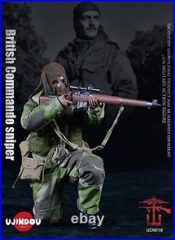 UJINDOU UD9018 WWII British Commando Sniper 1944 1/6 Action Figure Gift