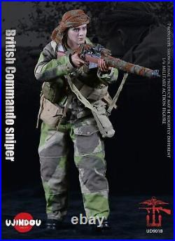 UJINDOU UD9018 WWII British Commando Sniper 1944 1/6 Action Figure Gift